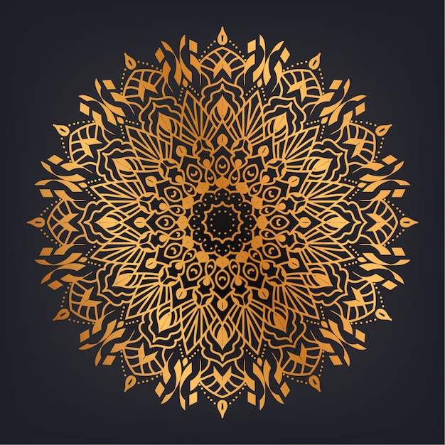 Luxury mandala pattern arabic islamic style background