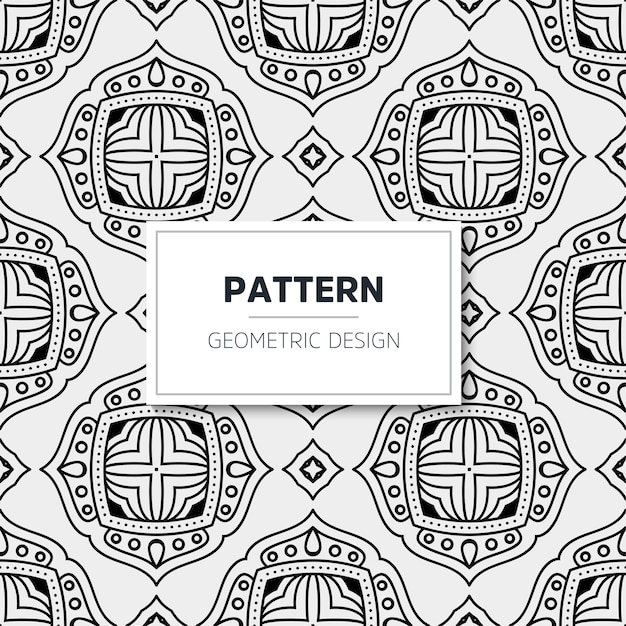 Vector luxury mandala pattern. geometric design