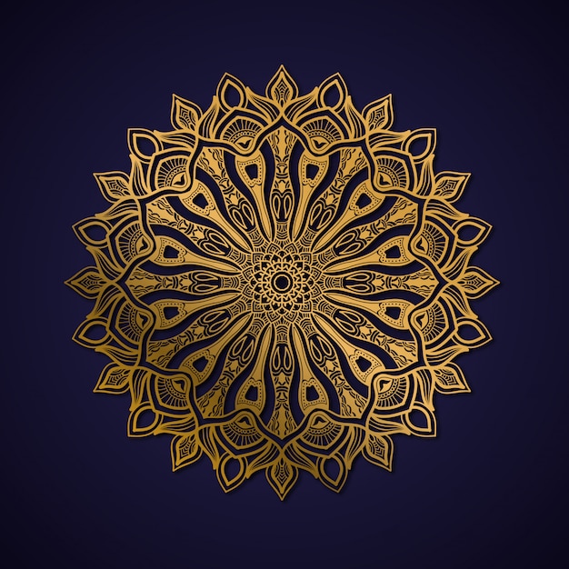 Vector luxury mandala pattern