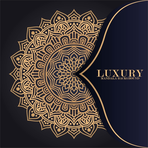 Luxury mandala round ornament background