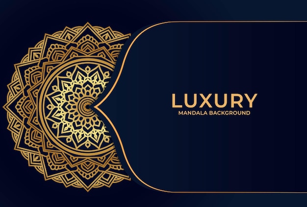 Luxury mandala round ornament background