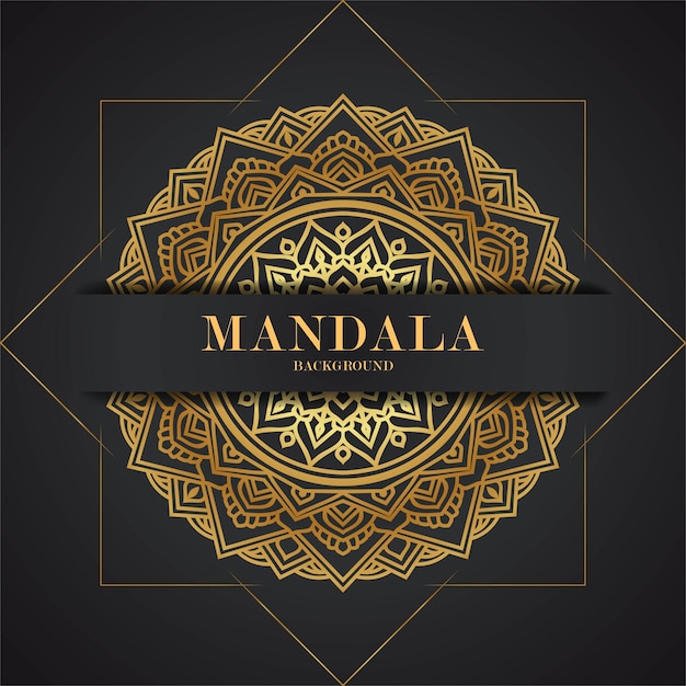 Luxury mandala round ornament background