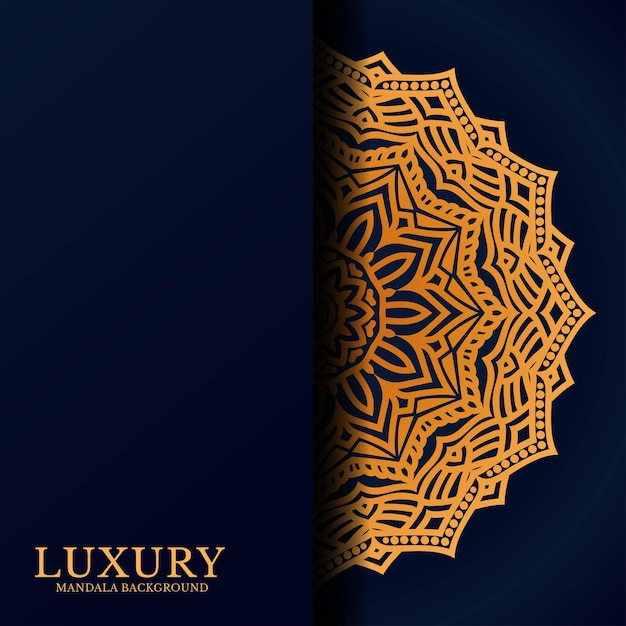 Luxury mandala round ornament pattern background