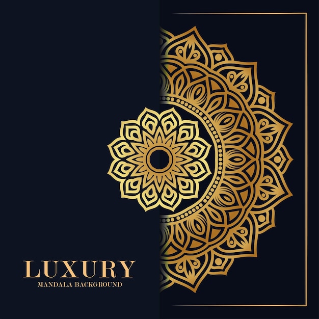 Luxury mandala round ornament pattern background