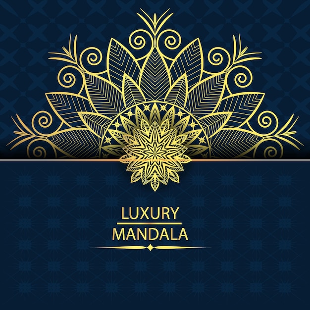 Luxury mandala template and vectors