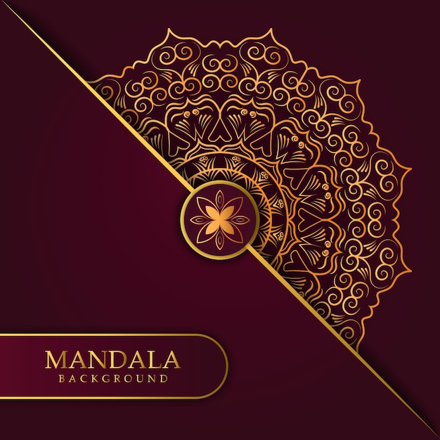 Luxury mandala vector art Layout