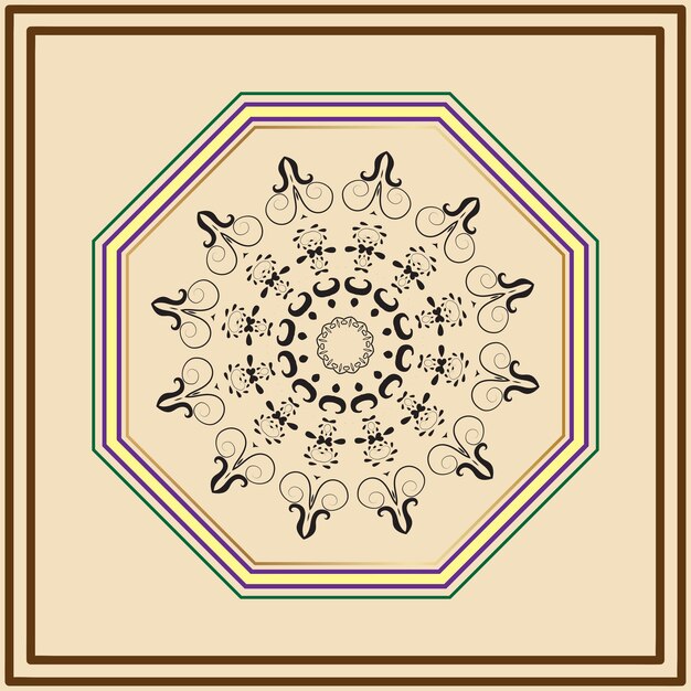 Luxury mandala vector design