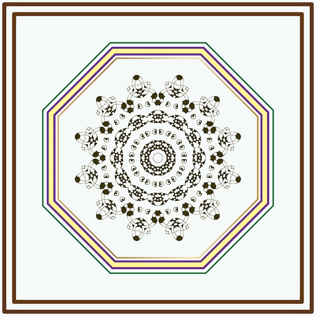 Luxury mandala vector design