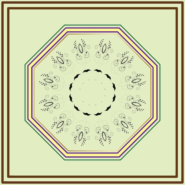 Luxury mandala vector design