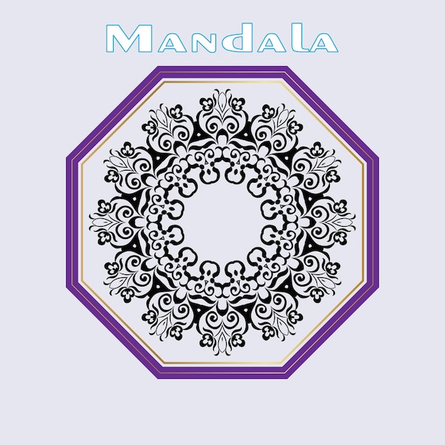 Luxury mandala vector design