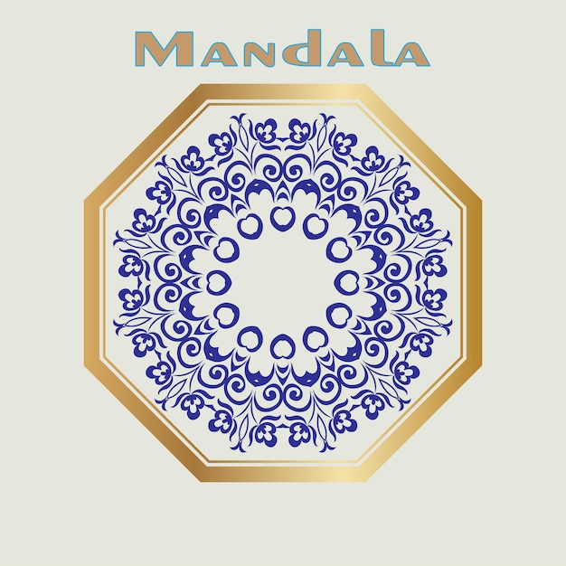 Luxury mandala vector design