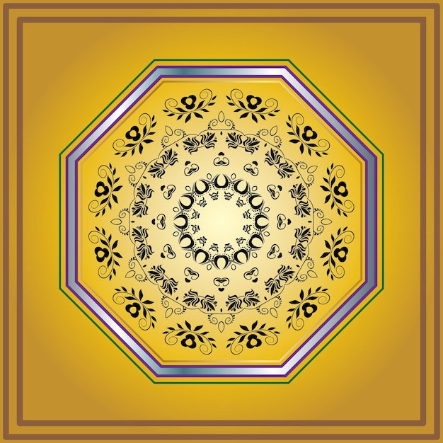 Luxury mandala vector design