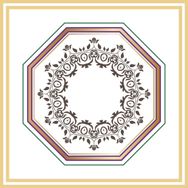 Luxury mandala vector design