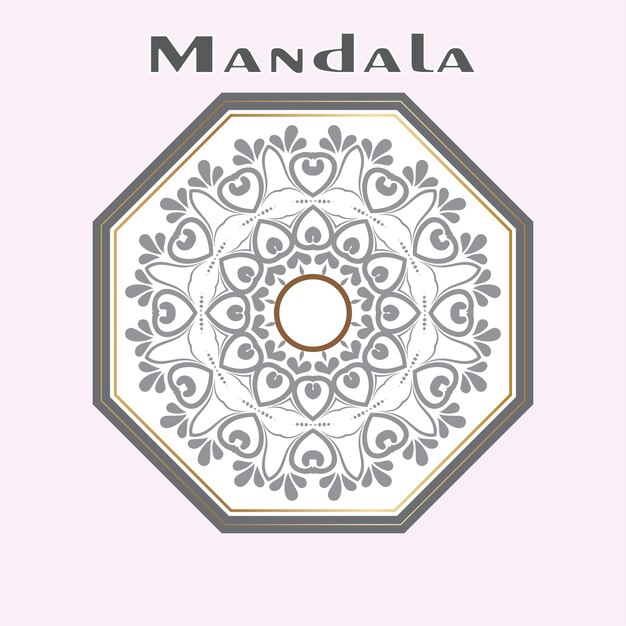 Luxury mandala vector design