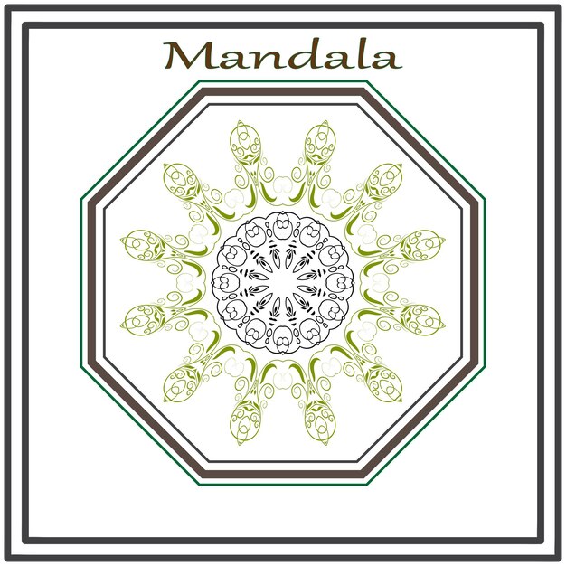 Vector luxury mandala vector design