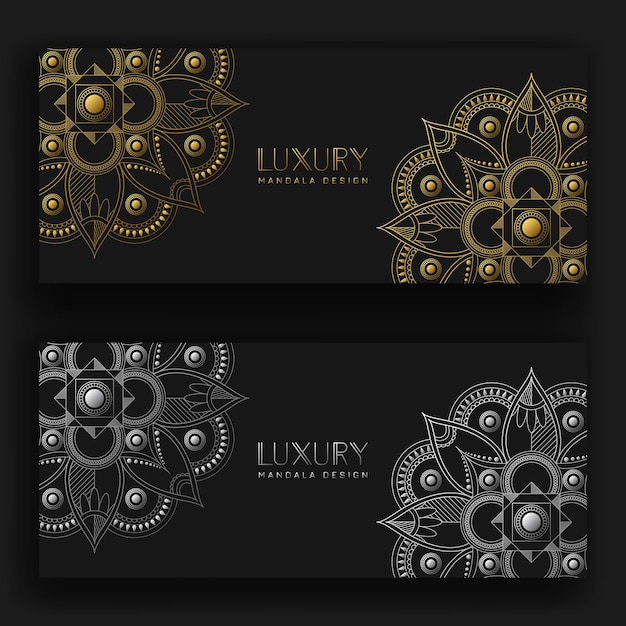 Luxury Mandala Wedding Card Background Texture Design