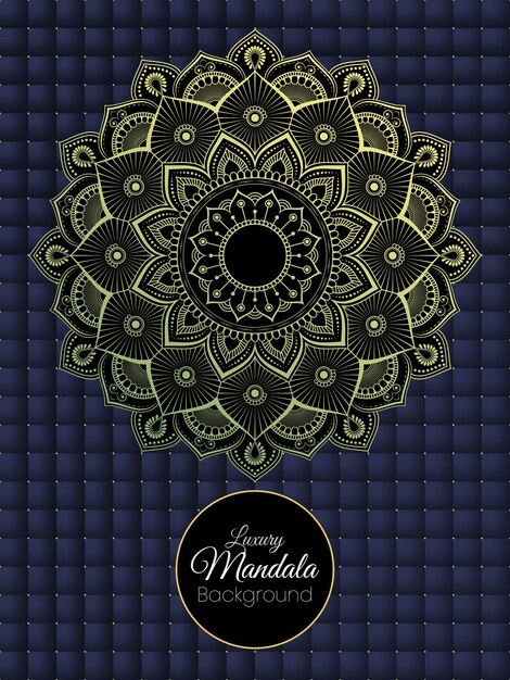 Luxury mandala for wedding invitation