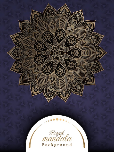 Luxury mandala for wedding invitation