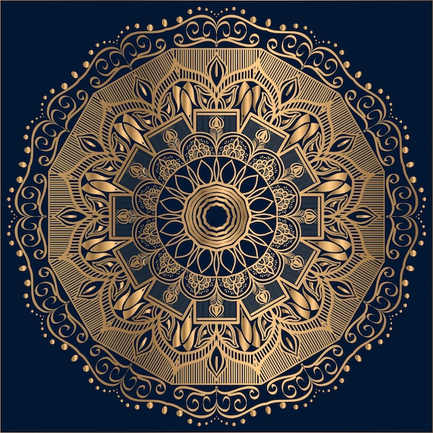 Luxury mandala with abstract background decorative mandala design for cover card