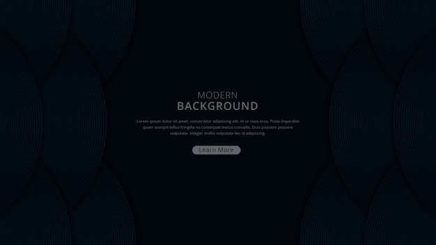 Luxury modern background with curve shape dark navy color theme premium vector