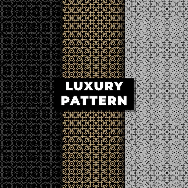 Luxury monogram seamless pattern