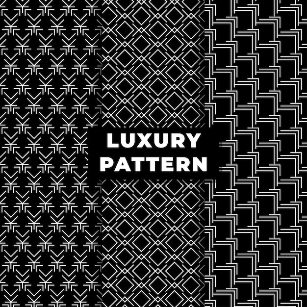 Premium Vector Luxury Monogram Seamless Pattern