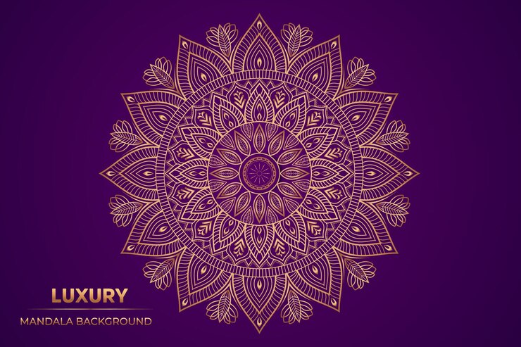 Luxury Oriental mandala Background