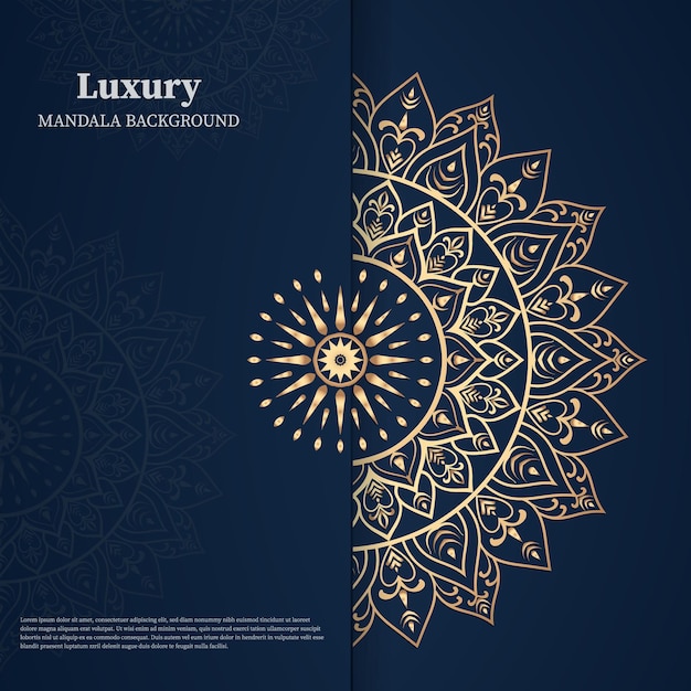 Luxury Oriental mandala Background