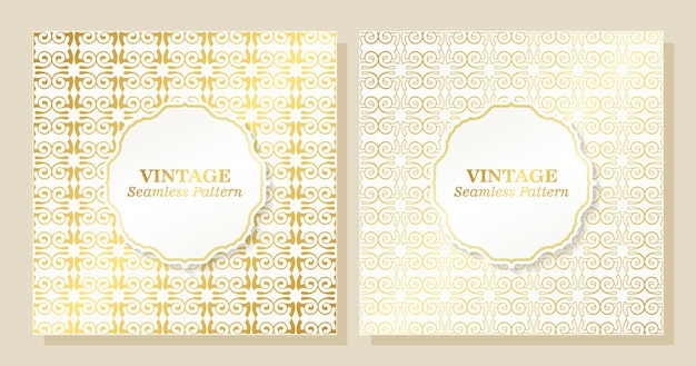 Set di carte di ornamento di lusso