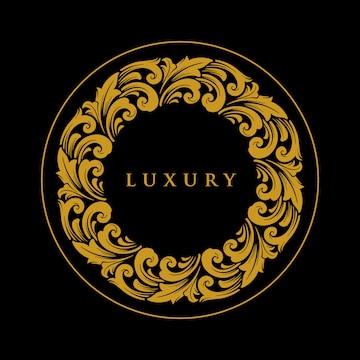 Premium Vector | Luxury ornament circle gold logo emblem