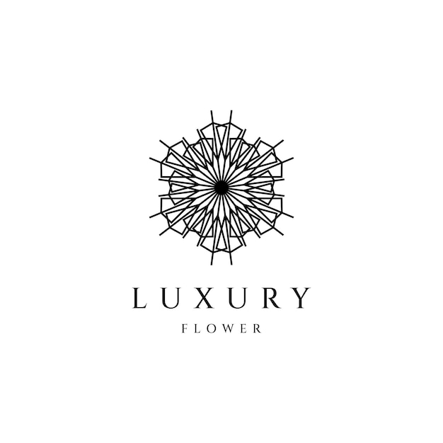 luxury ornament logo vector design