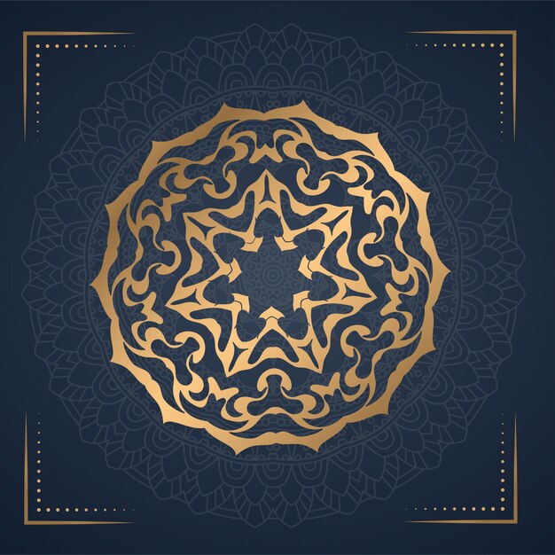 Luxury ornament mandala background