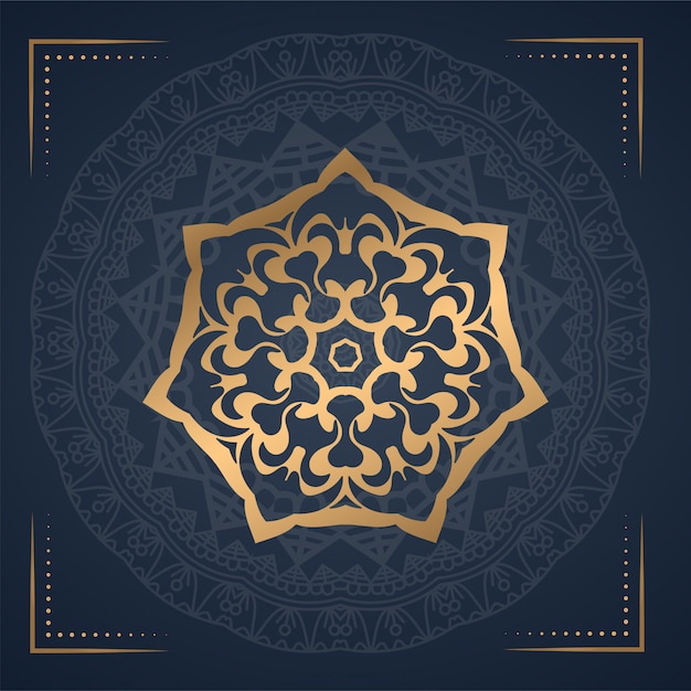 Vector luxury ornament mandala background