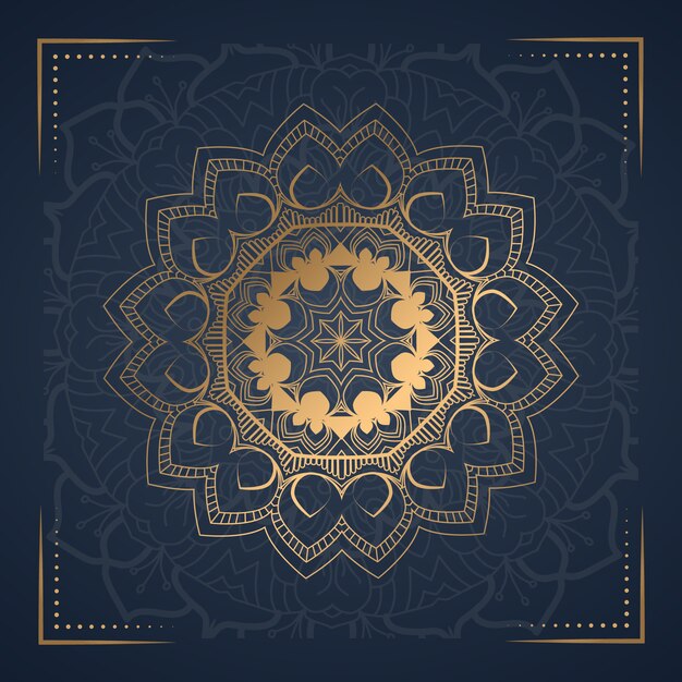 Luxury ornament mandala background