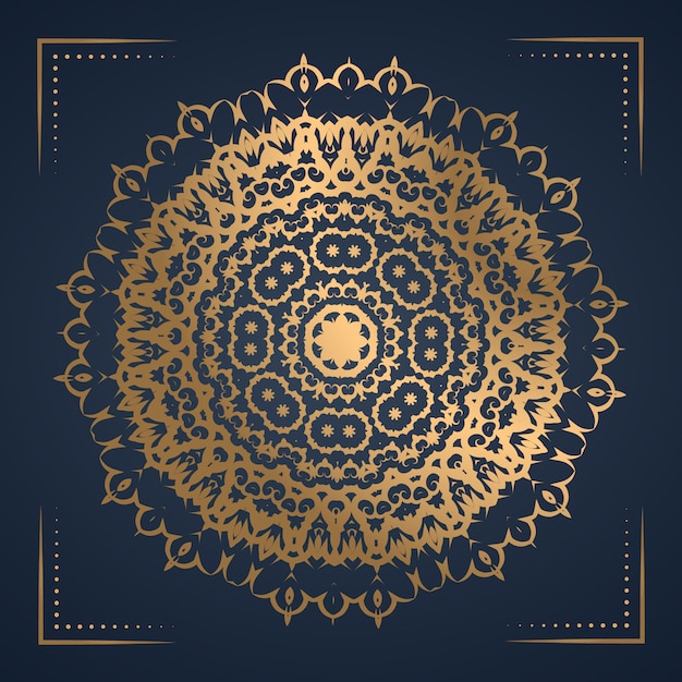 Luxury ornament mandala background