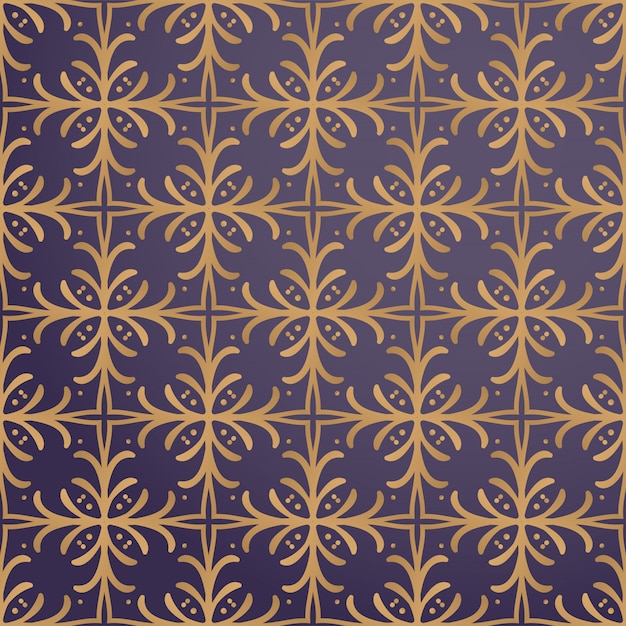 Luxury ornamental background in gold color