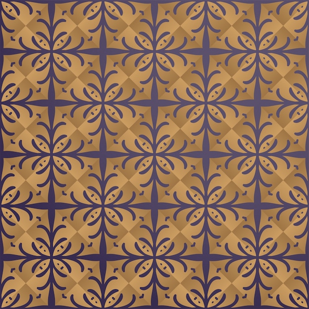 Luxury ornamental background in gold color