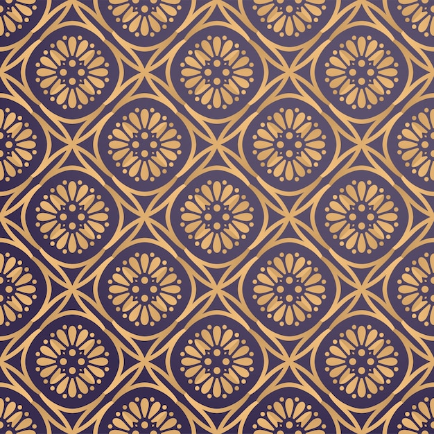 Luxury ornamental background in gold color