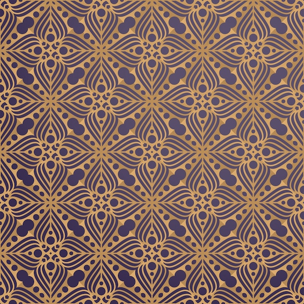 Luxury ornamental background in gold color