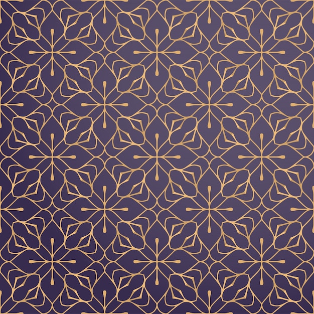 Vector luxury ornamental background in gold color