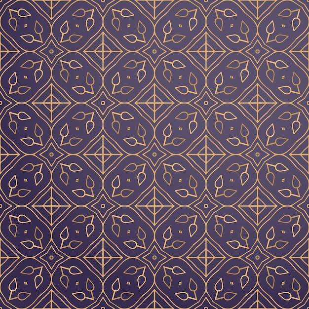 Luxury ornamental background in gold color