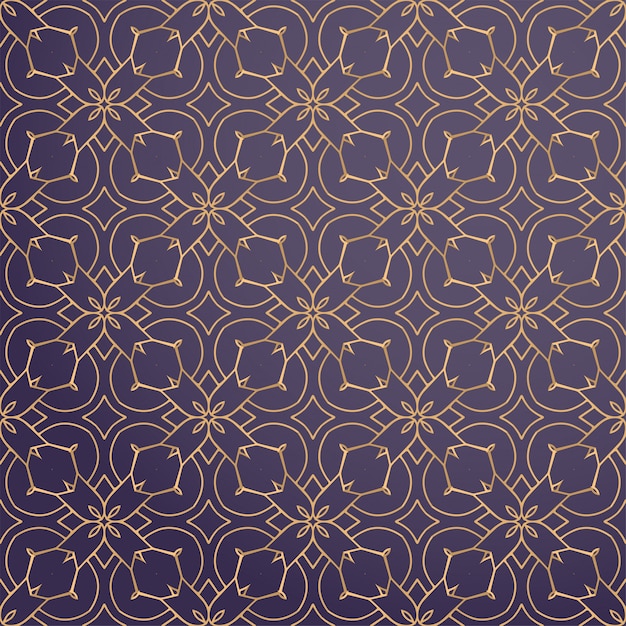 Luxury ornamental background in gold color