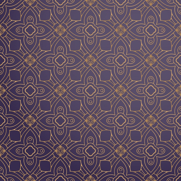 Luxury ornamental background in gold color