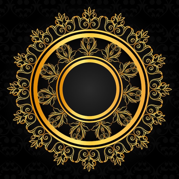 Vector luxury ornamental design background