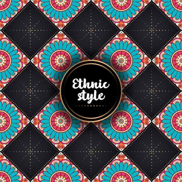 Luxury ornamental ethnic pattern