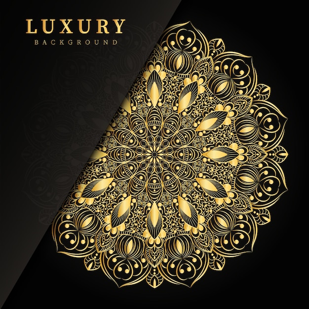 Luxury ornamental etnic design with mandala background