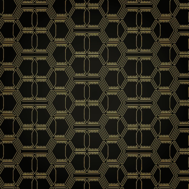 Luxury ornamental linear arabic pattern background