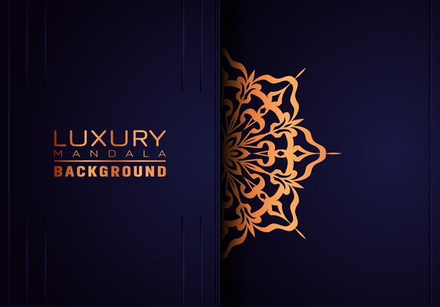 Vector luxury ornamental mandala background, arabesque style