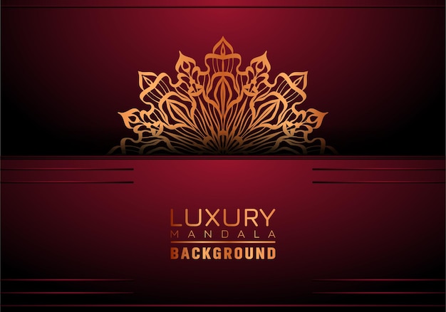 Luxury ornamental mandala background arabesque style