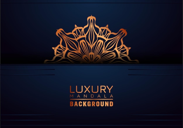 Luxury ornamental mandala background arabesque style